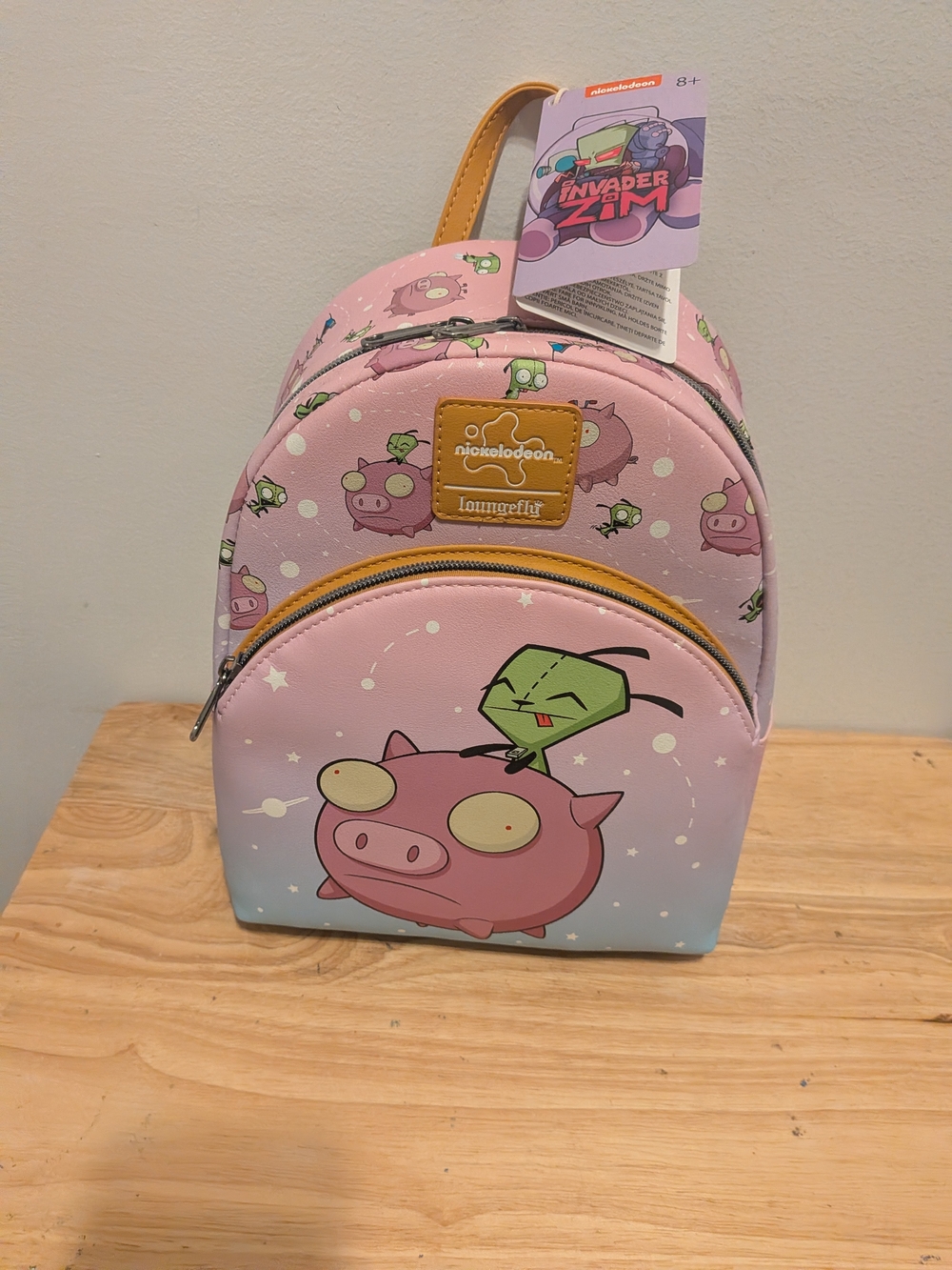 Loungefly x Nickelodeon Invader Zim Pink Mini Backpack